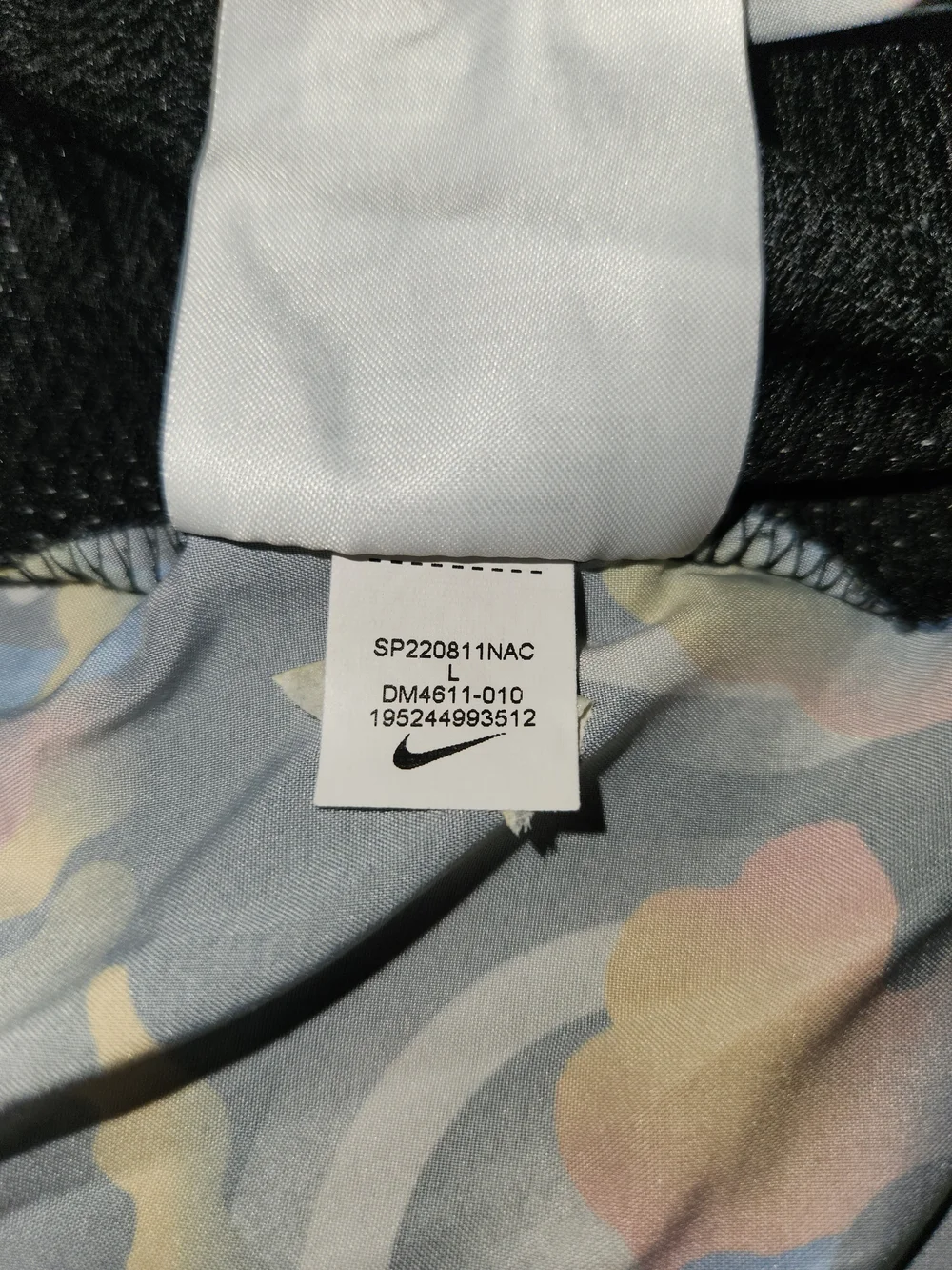 Men's Black Floral Print Swim Shorts #347